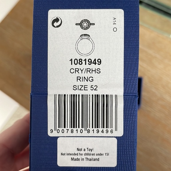 Swarovski Ring - Size 52 - Picture 7 of 8